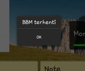 &#91;HELP&#93; BBM android ane kalau dibuka langsung force stop :'( (cendol inside)
