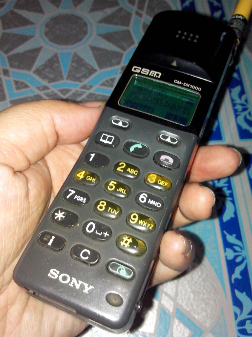 Hp jadul langka & unik Sony cm-dx1000 a.k.a Siemens S4 mulus Bandung Cimahi
