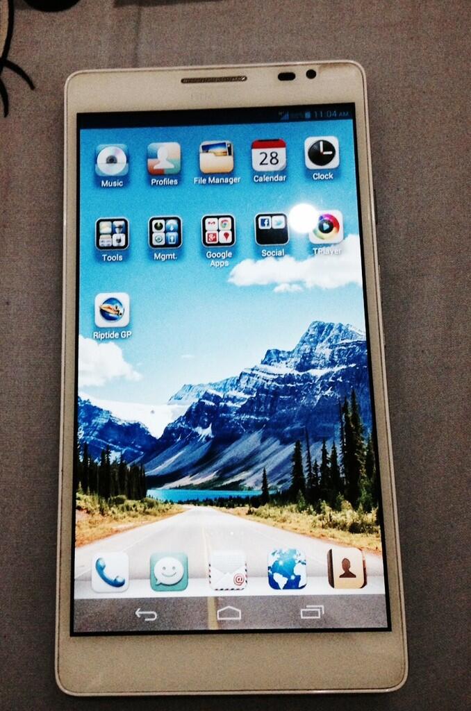 WTS : HUAWEI ASCEND MATE WHITE MULUS BANDUNG (Bonus 2 Case)