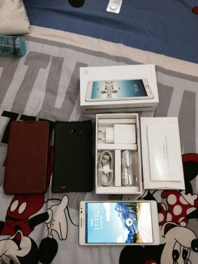 WTS : HUAWEI ASCEND MATE WHITE MULUS BANDUNG (Bonus 2 Case)