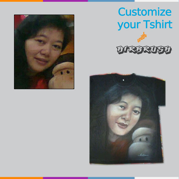 AIRBRUSH KAOS MURAH || KUALITAS MANTAB