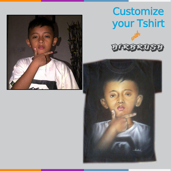 AIRBRUSH KAOS MURAH || KUALITAS MANTAB