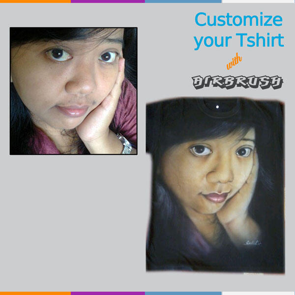 AIRBRUSH KAOS MURAH || KUALITAS MANTAB