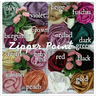 Jilbab satin silk segiempat