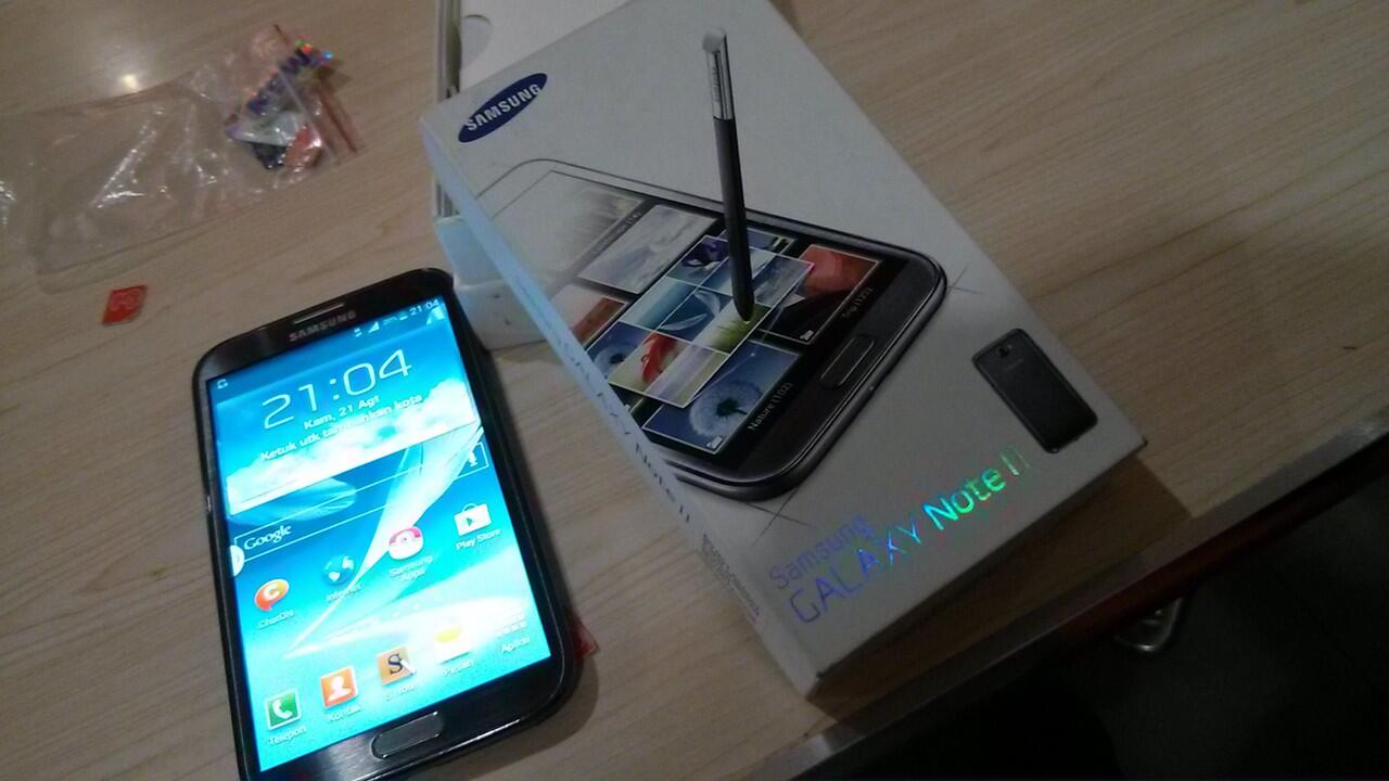 Samsung Galaxy Note 2 Mulus Fulset & Garansi Istimewa