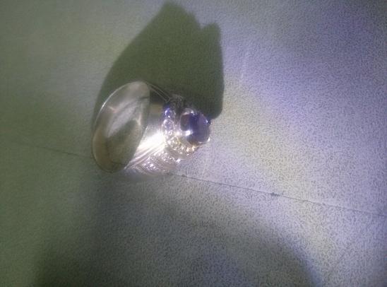 Cincin Kecubung Amethys Cutting Diamond RIng Perak (Mahar / Barter Butung)