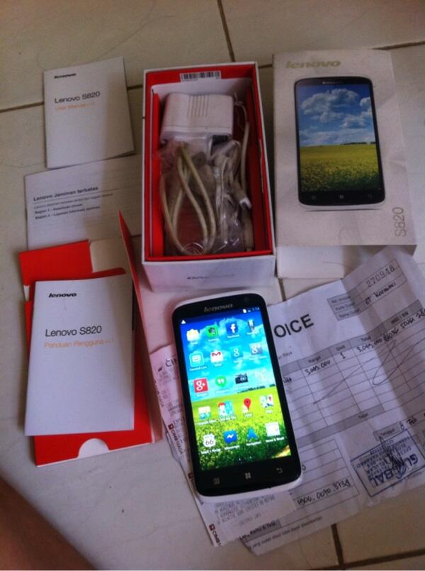 Lenovo S820 White Fullset 8gb