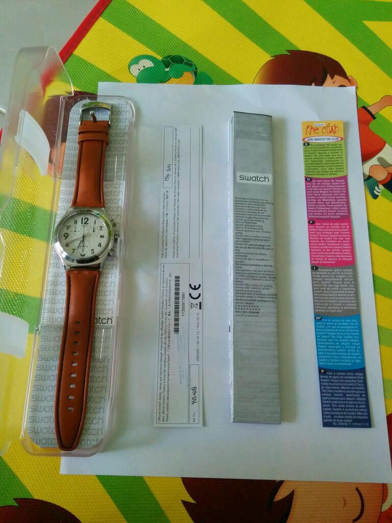 Jual SWATCH YVS408 LEBLON Second / bisa TT