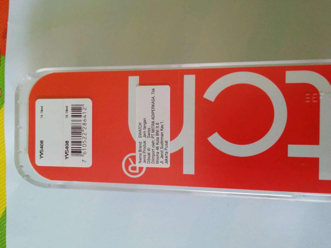 Jual SWATCH YVS408 LEBLON Second / bisa TT