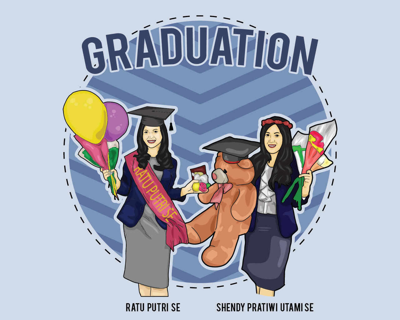 JASA ILLUSTRASI ATAU CARTOON DAN SILUET