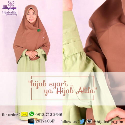 Distributor Hijab Syar'i Hijab Alila Palembang