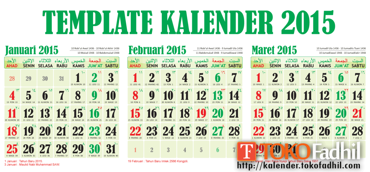 Kalender 2015 Cdr