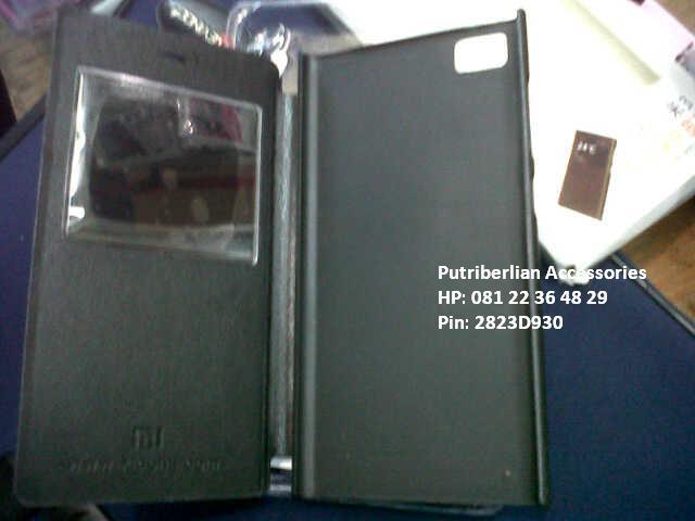 FLIPCOVER VIEW KULIT XIAOMI Mi3, Mi4, RedMi 1S dan RedMi Note