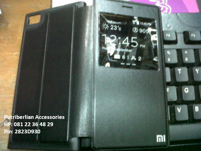 FLIPCOVER VIEW KULIT XIAOMI Mi3, Mi4, RedMi 1S dan RedMi Note