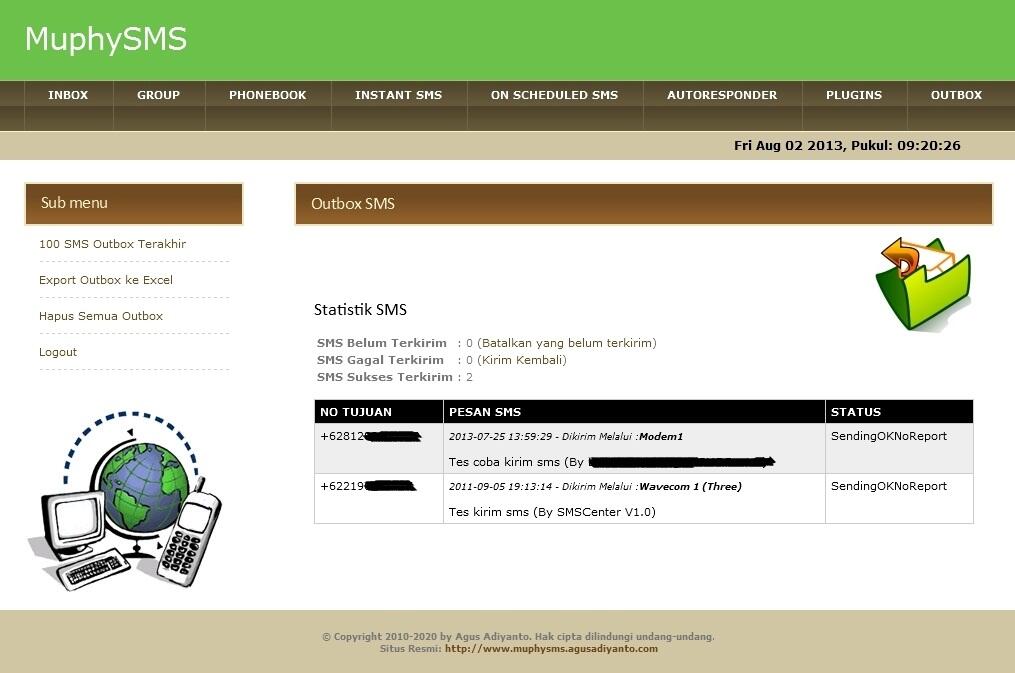 Jual Software SMS Gateway Multi Fungsi Berbasis Web dengan PHP, MySQL, dan Gammu