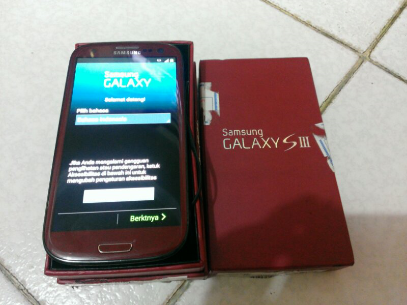 Samsung S3 Red Limited Edition ex SEIN Fullset Semarang
