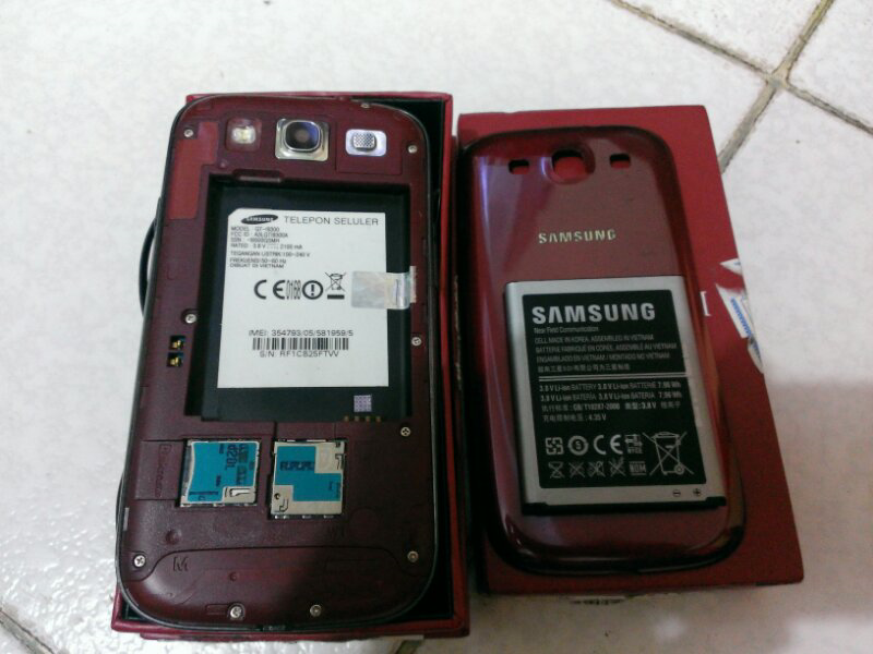 Samsung S3 Red Limited Edition ex SEIN Fullset Semarang