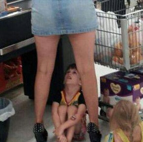 penampakan manusia2 konyol di supermarket :D