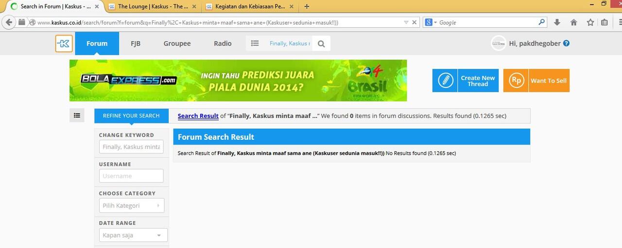 Finally, Kaskus minta maaf sama ane (Kaskuser sedunia masuk!!!)