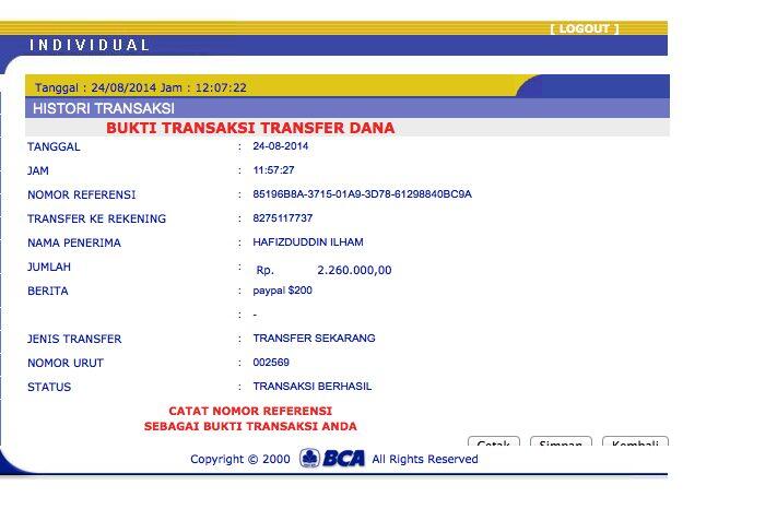Jual Balance Paypal Di jamin Halal Legan dan Aman | Rate Nego Abis