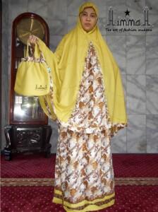 Jual mukena unik (batik + Katun rayon)