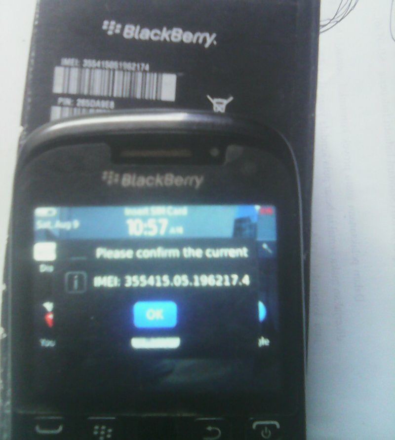 Blackberry 9220 davis hitam