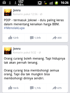 &#91;Tolong Inbox ke Jonru&#93; Mengenai kenaikan harga BBM di pemerintahan selanjutnya