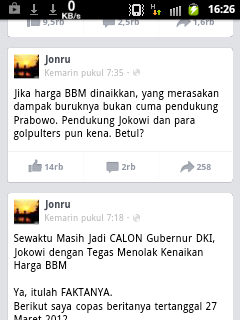 &#91;Tolong Inbox ke Jonru&#93; Mengenai kenaikan harga BBM di pemerintahan selanjutnya