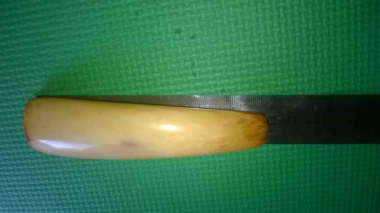 Pipa Rokok Taring Ikan Paus ( Rare Item )