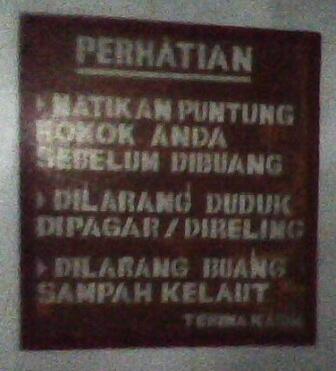 Beberapa Kesalahan yang sering dilakukan penumpang Kapal Feri