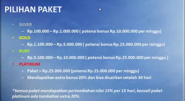 S3 System, perbulan 30%++, perhari 1%,cair per 15 hari, bonus super menarik