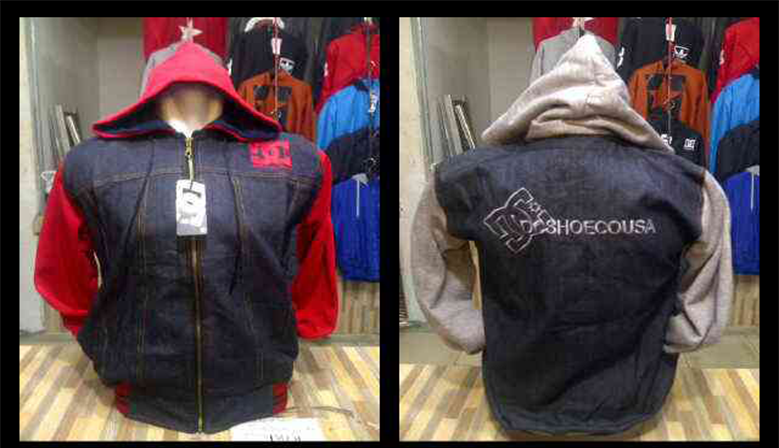 Jaket DC Kombinasi Blue Garment | Grosir dan Eceran | 120rb