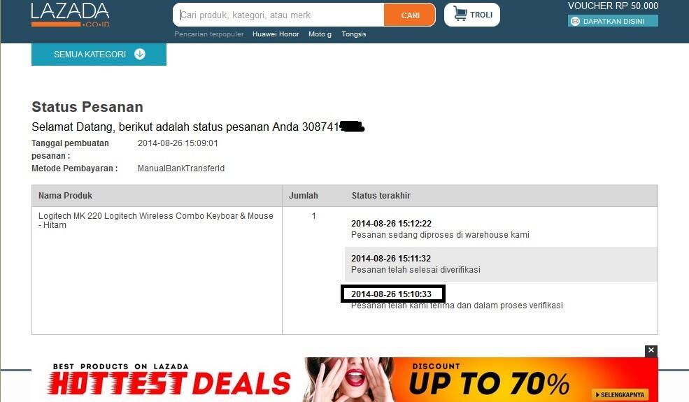 HATI-HATI BELANJA DI LAZADA TRANSFERAN ANDA BISA TIDAK DIAKUI