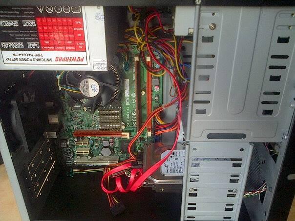 Murah Cpu Core 2 Duo E7500 2,93 Ghz/hdd 250gb/ram 2gb Mantap