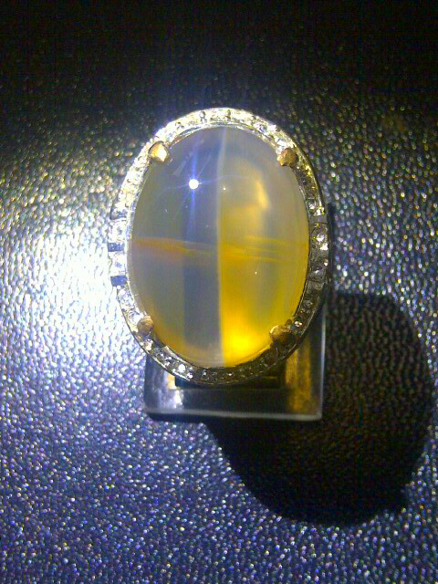 Rare!!! Sulaiman Tapak Jalak Bicolour Crystal