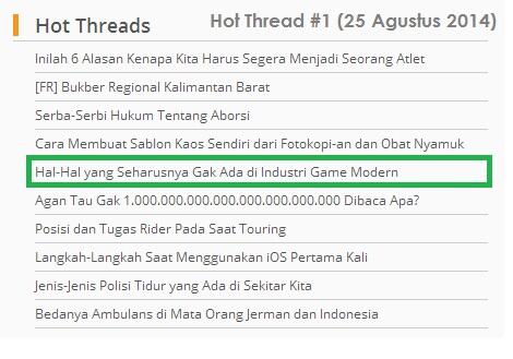 Hal-Hal Yang Seharusnya Tidak Ada Di Industri Game Modern