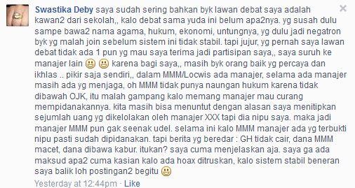 HT Sekarang katanya duit kalian di MMM Sudah bisa ditarik (BB++)