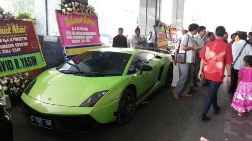 Lamborghini di gedung DPRD DKI Jakarta