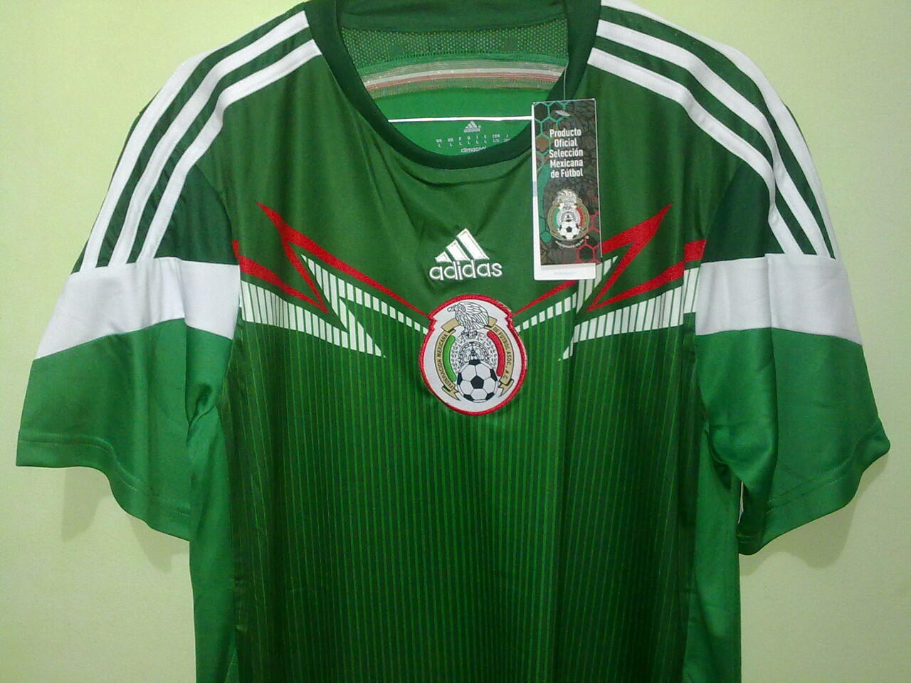 Jersey Grade Ori Mexico Home World Cup 2014