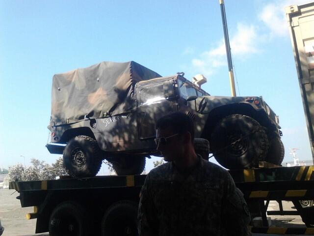 Garuda Shield 2014 ( Persiapan transportasi logistik dan armada perang US Army