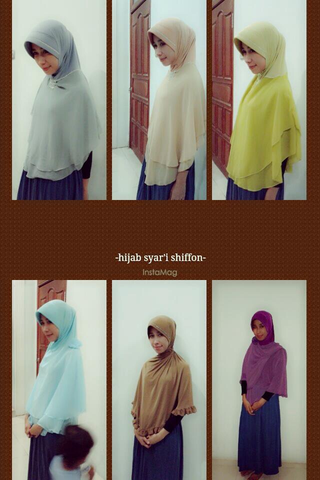 hijab syar'i shiffon