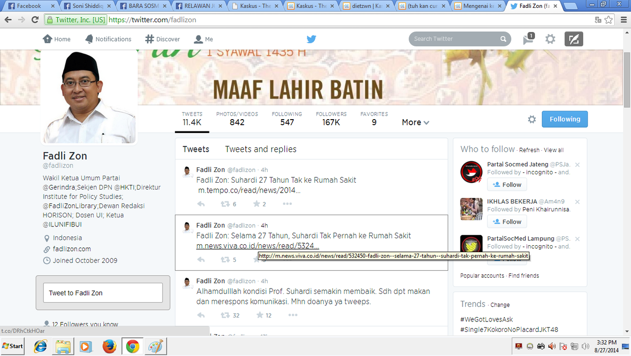 [Gara Gara Kenapa nih???] Suhardi Kritis Di Rumah Sakit