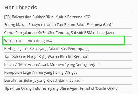 WISUDA itu identik dengan……..