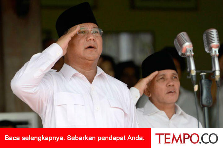 Hatta ke Prabowo: Mau Sampai Kapan Begini Terus?
