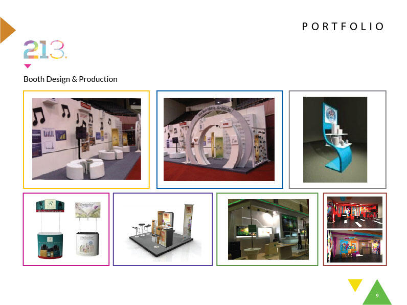 produksi Booth Pameran, Desain, Multimedia