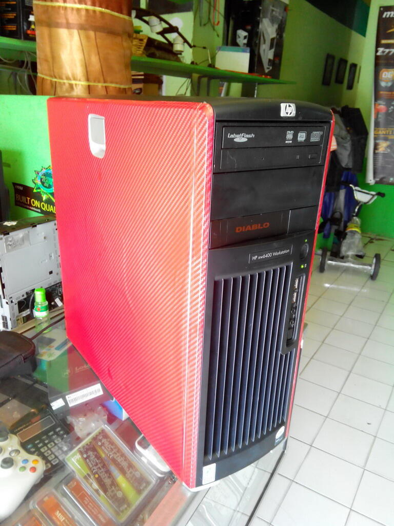 KOMPUTER SERVER HP WORKSTATION XW6400 OCTA CORE ( 8CPU ) CUMA 2JTAN