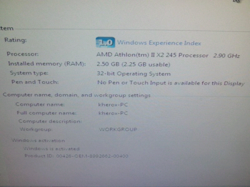 AMD ATHLON II X2 245