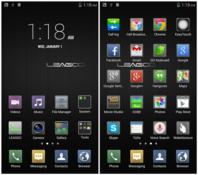 LEAGOO Lead 1 MTK6582 1.3GHz Android 4.4 1G Ram 8G Rom 5.5 Inch HD IPS