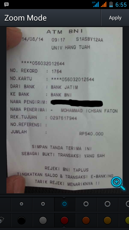 surat terbuka untuk mohammad ichsan fatoni rek bni 0297617944