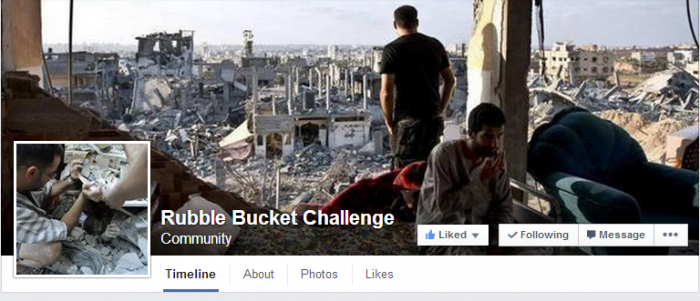 Ice Bucket Challenge Versi Gaza
